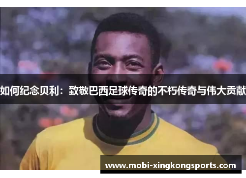 如何纪念贝利：致敬巴西足球传奇的不朽传奇与伟大贡献
